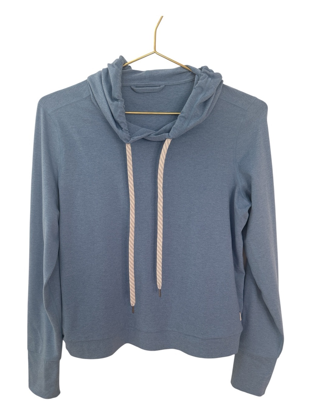 Vuori Halo Essential Hoodie Womens [Insert Size] Blue Heather DreamKnit Pullover